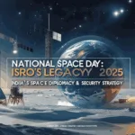 “National Space Day 2025 – ISRO’s Legacy, Space Diplomacy & Security Strategy”