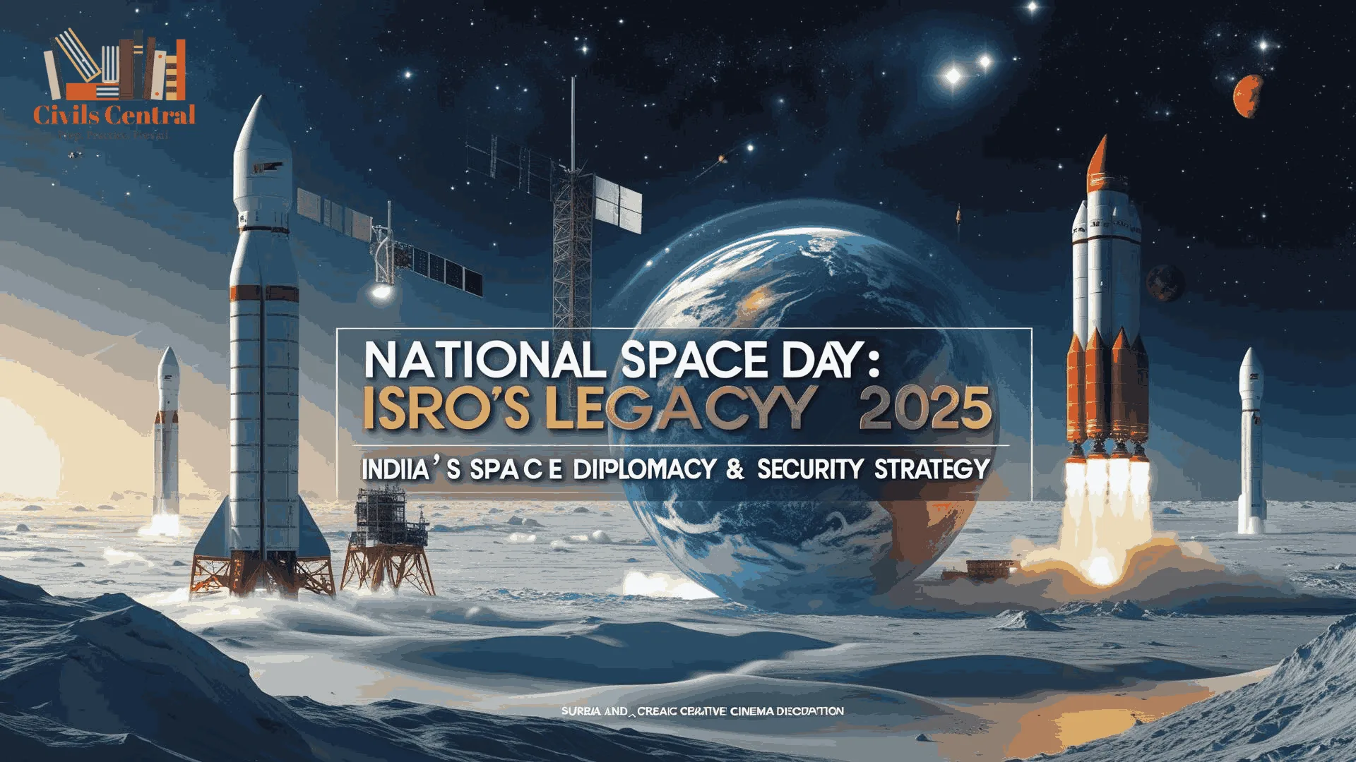 “National Space Day 2025 – ISRO’s Legacy, Space Diplomacy & Security Strategy”