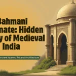 A dusky view of Indo-Islamic architecture representing the hidden legacy of the Bahmani Sultanate