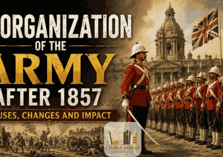 Reorganization of Army after 1857