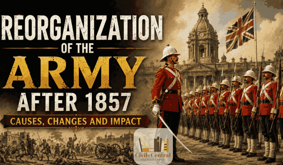 Reorganization of the Army after 1857: Causes, Changes and Impact Reorganization of Army after 1857