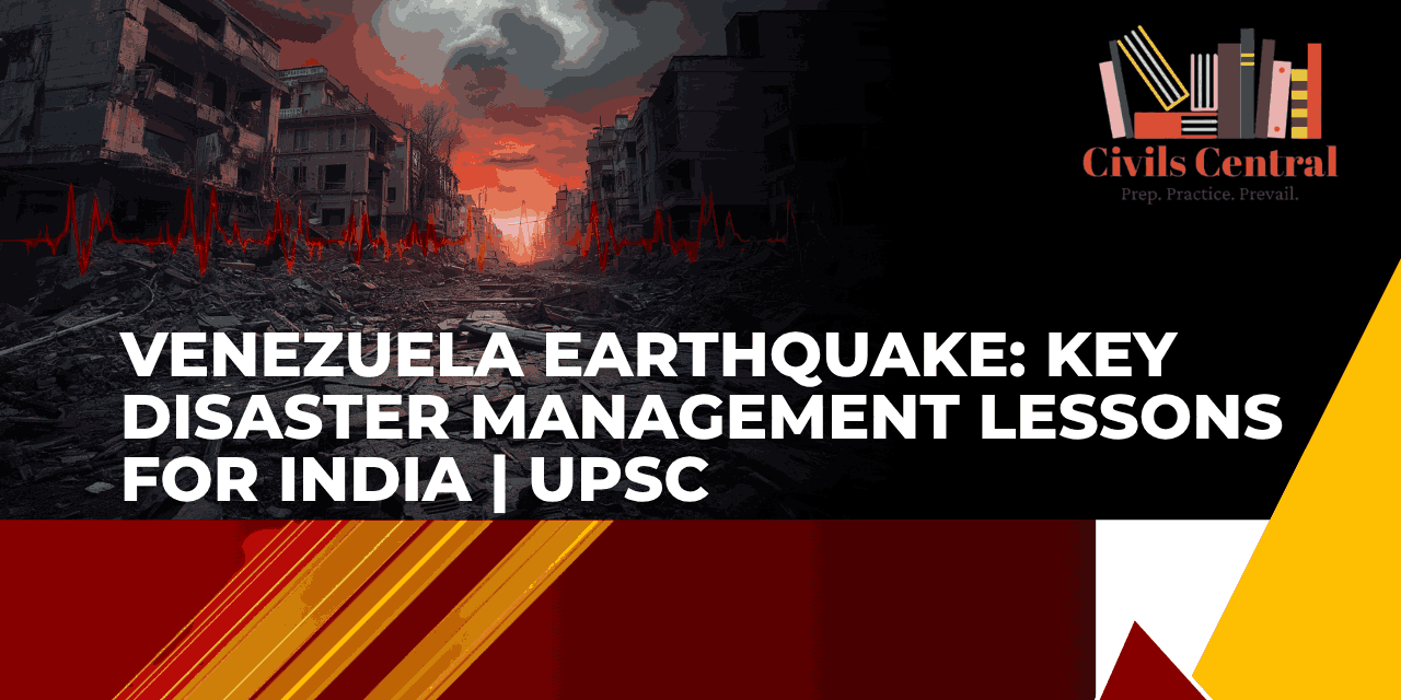 Venezuela Earthquake Key Disaster Lessons for India