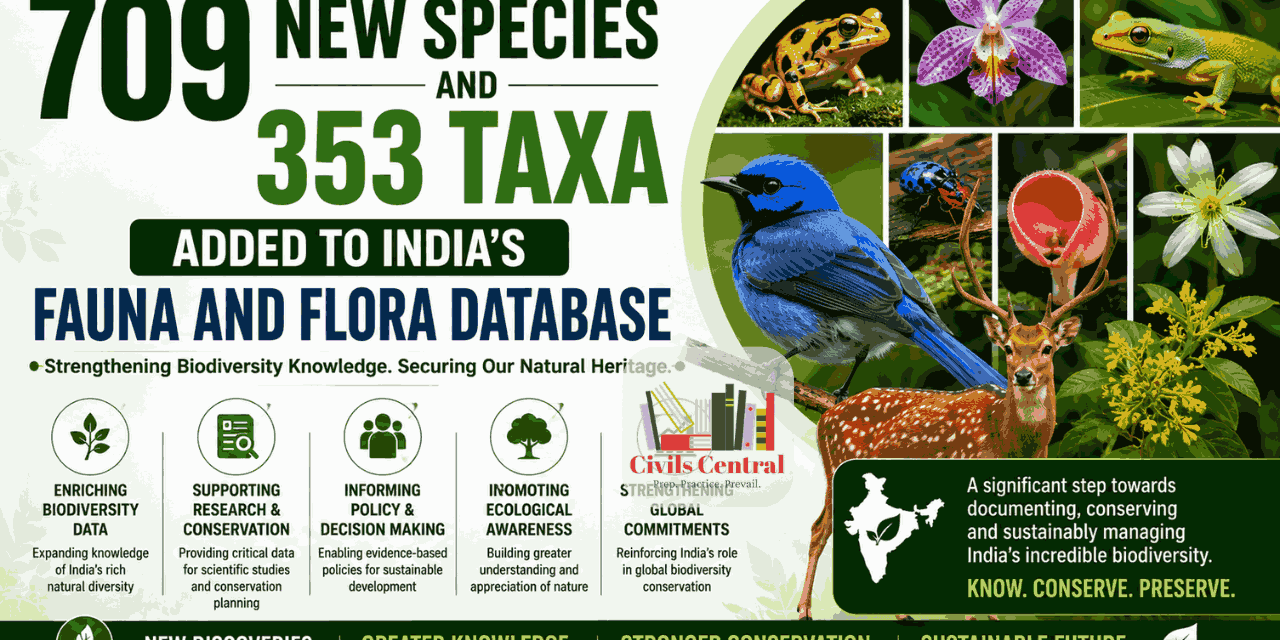 709 New Species and 353 Taxa Added to India’s Fauna and Flora Database