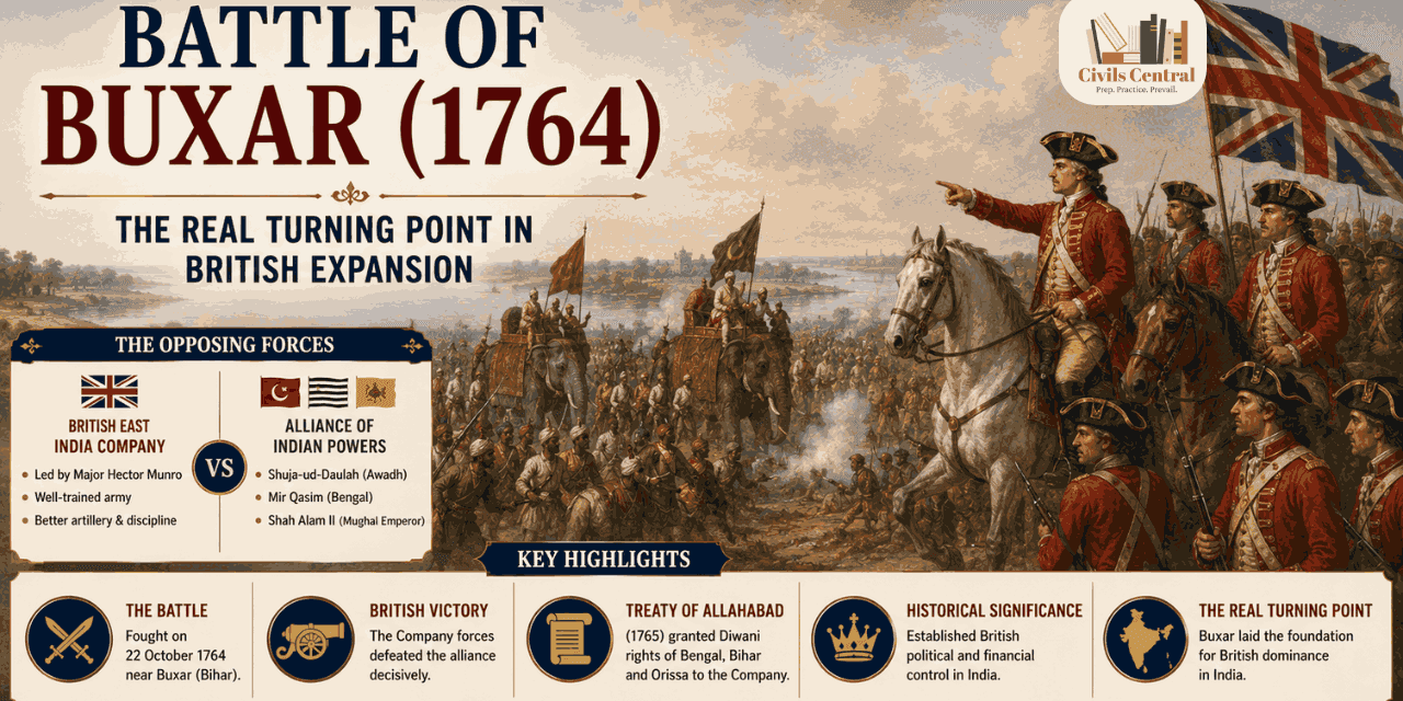 Battle of Buxar (1764) The Real Turning Point in British Expansion