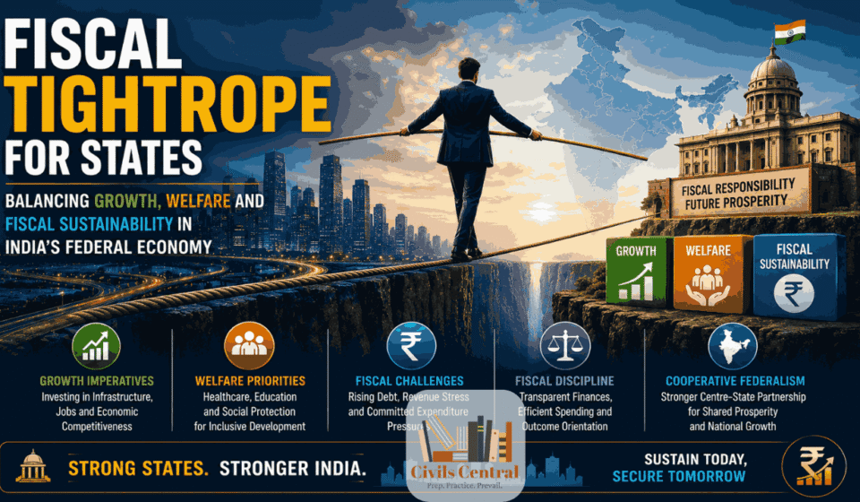Fiscal Tightrope for States