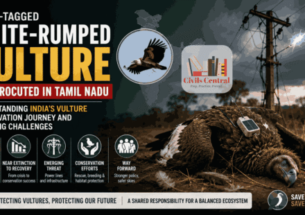 Radio-tagged White-rumped Vulture Electrocuted in Tamil Nadu