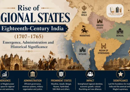 Rise of Regional States in Eighteenth-Century India (1707–1765) Emergence, Administration and Historical Significance