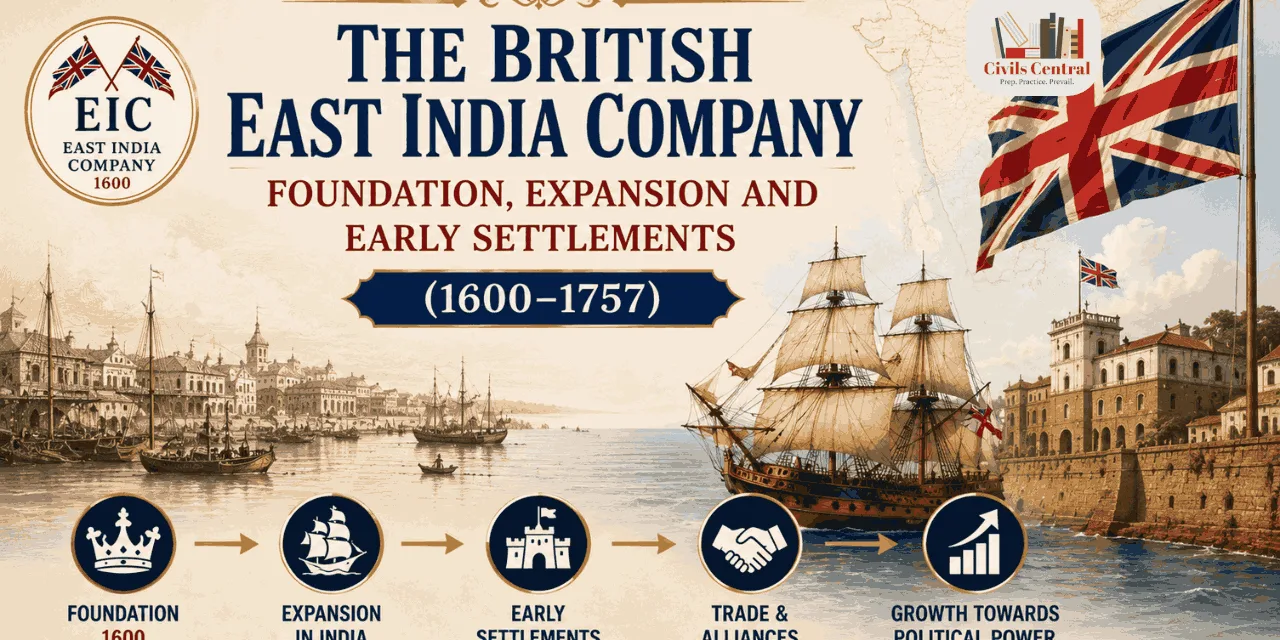The British East India Company: Foundation, Expansion and Early Settlements (1600–1757)