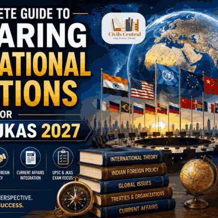 The Complete Guide to Preparing International Relations for UPSC & JKAS 2027