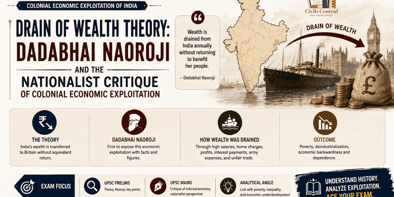 Drain of Wealth Theory: Dadabhai Naoroji and the Nationalist Critique of Colonial Economic Exploitation