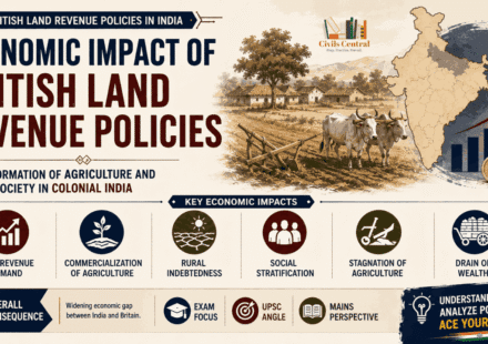 Economic Impact of British Land Revenue Policies: Transformation of Agriculture and Rural Society in Colonial India