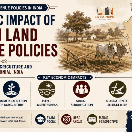 Economic Impact of British Land Revenue Policies: Transformation of Agriculture and Rural Society in Colonial India