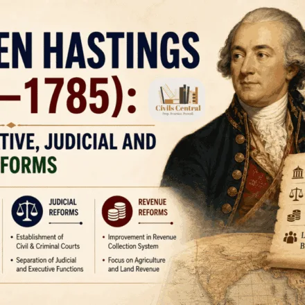 Warren Hastings (1772–1785): Administrative, Judicial and Revenue Reforms