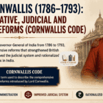 Lord Cornwallis (1786–1793): Administrative, Judicial and Revenue Reforms