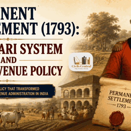 Permanent Settlement (1793): Zamindari System, Features, Objectives, Impact and Legacy