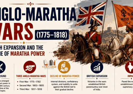 Anglo-Maratha Wars (1775–1818): British Expansion and the Decline of Maratha Power