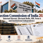 Election Commission of India 2026 Internal Dissent, Electoral Rolls, SIR, Form 6 and Institutional Independence
