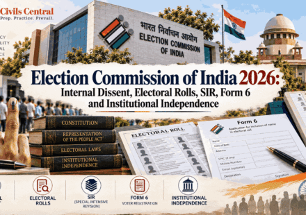 Election Commission of India 2026 Internal Dissent, Electoral Rolls, SIR, Form 6 and Institutional Independence