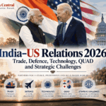 India–US Relations 2026 Trade, Defence, Technology, QUAD and Strategic Challenges
