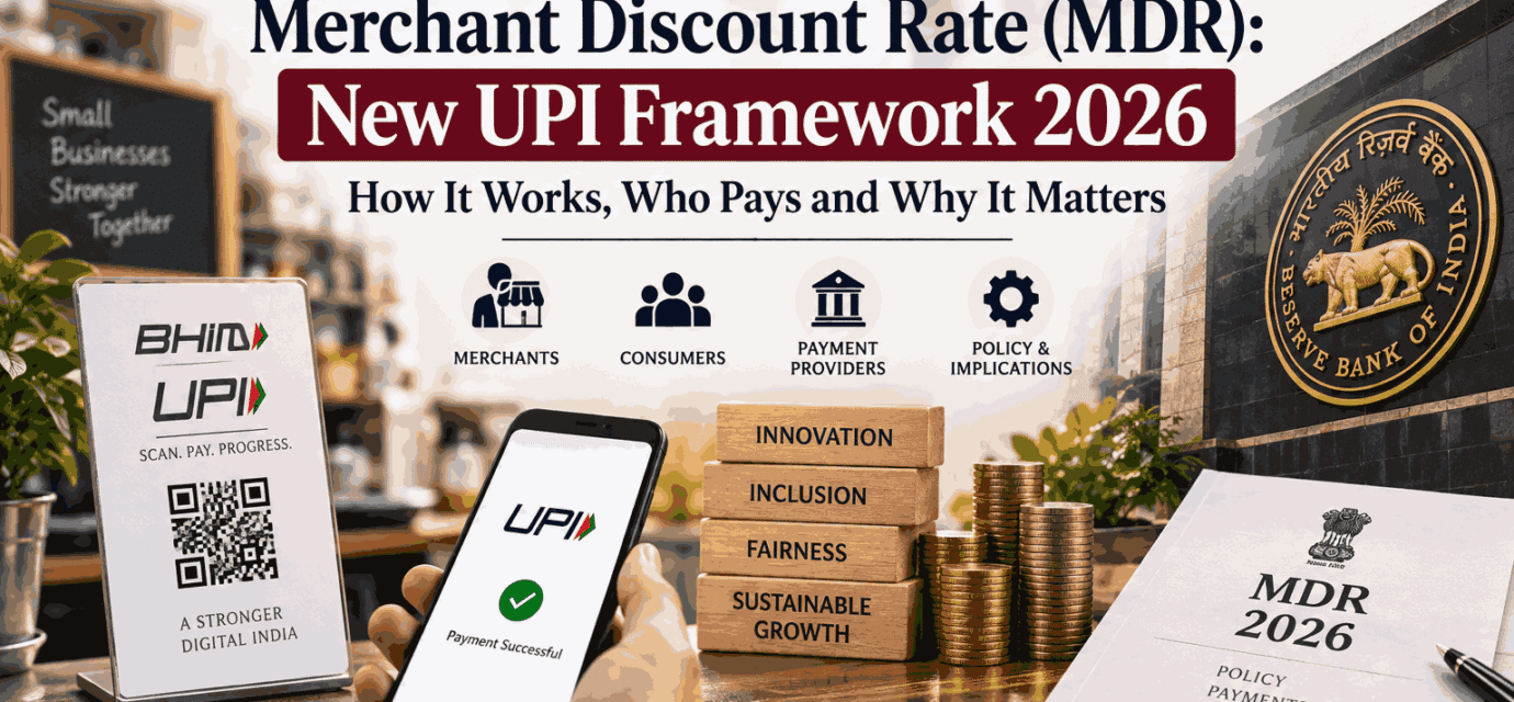 Merchant Discount Rate (MDR) 2026 UPI Charges, 0.4% MDR, P2M, P2P & UPSC Notes